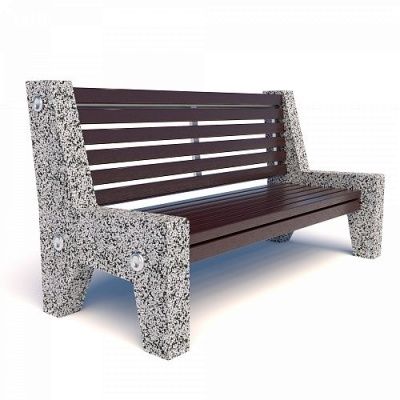 Купить скамейку бетонную уличную Евро 4 по цене 20 500.00 руб. ✅ - в Москве и Области, отправка в регионы!